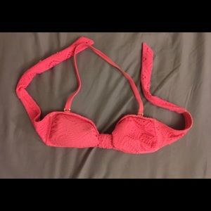 Hot pink bikini top